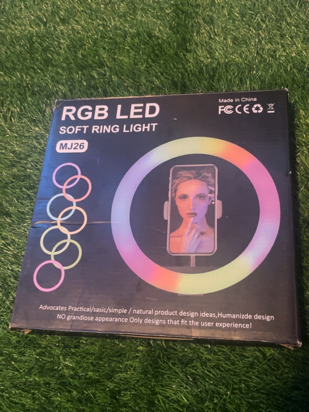 RGB LED Soft Ring Light (Multicolor) Phone Accessory
